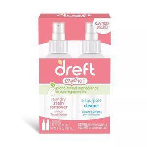 Dreft Unscented Stain Remover & Multipurpose Cleaner To Go Kit (2 kits)